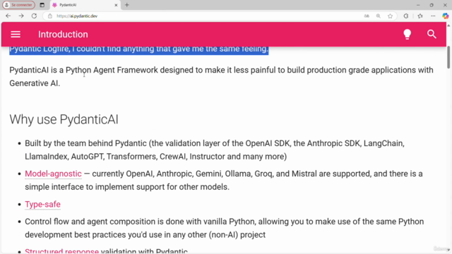 Introduction to Pydantic AI Agent Framework in Python – Screenshot 2