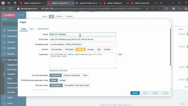 Monitoring IT: Zabbix 7 w praktyce – Screenshot 2