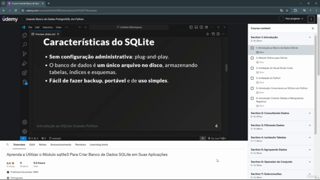 Usando Banco de Dados SQLite3 em Python – Screenshot 2