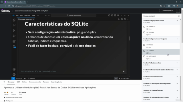 Usando Banco de Dados SQLite3 em Python – Screenshot 3