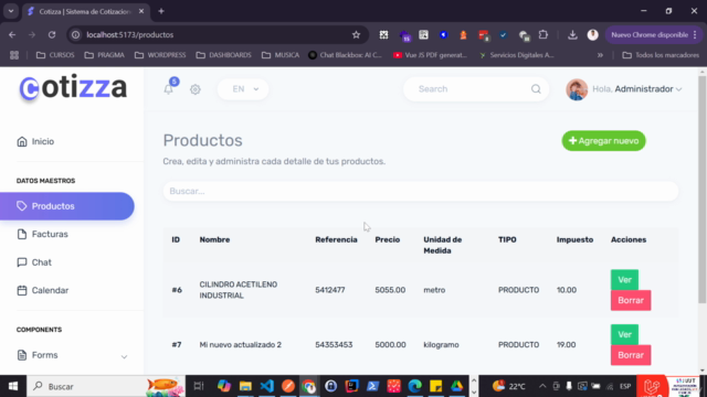 Crea Sistema de Facturación con Laravel y VueJS – Screenshot 3