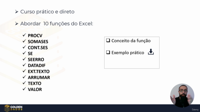 10 Funções Essenciais do Excel – Screenshot 4