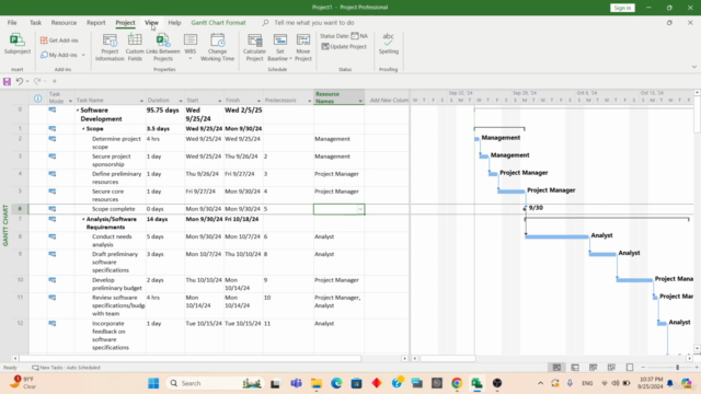 Microsoft Project Complete Course | All in one MS Project – Screenshot 2