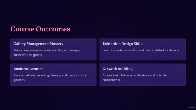 Fundamentals of Art Gallery Management & Exhibition Design – Screenshot 4