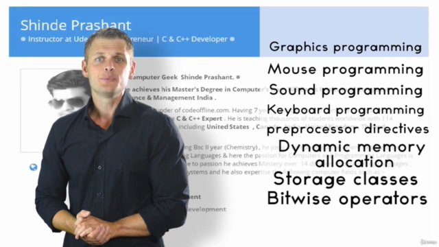 The Complete C Developer Course - Build 7 Exciting Projects. – Screenshot 3