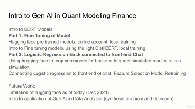 Gen AI for Quant Fin Python Modeling 101 – Screenshot 1