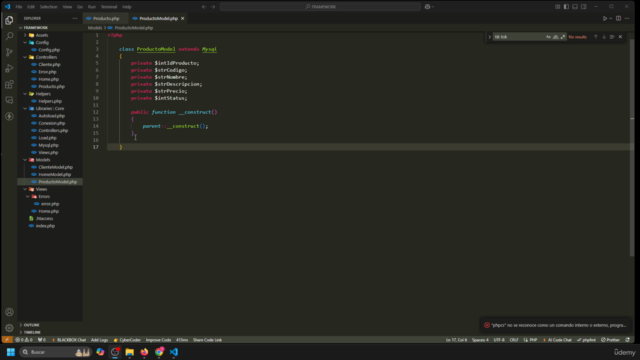 PHP 8 y MySQL: Desarrollo de APIs REST Protegidas con Tokens – Screenshot 1