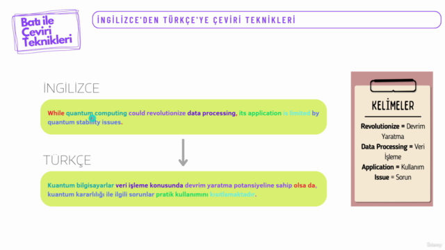BATI İLE İNGİLİZCE'DEN TÜRKÇE'YE ÇEVİRİ TEKNİKLERİ – Screenshot 4