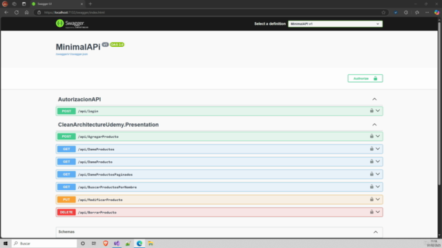 API/REST con Clean Architecture desde cero en C# con .NET – Screenshot 2