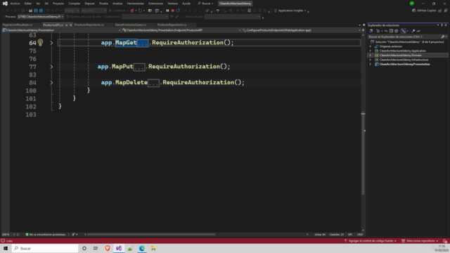 API/REST con Clean Architecture desde cero en C# con .NET – Screenshot 3