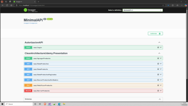 API/REST con Clean Architecture desde cero en C# con .NET – Screenshot 4