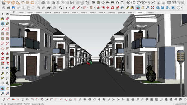 Mastering Estate design and arrangement using sketchup pro – Screenshot 1