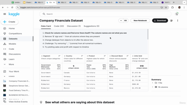 Financial Data Analysis & Business Analysis with SQL – Screenshot 1