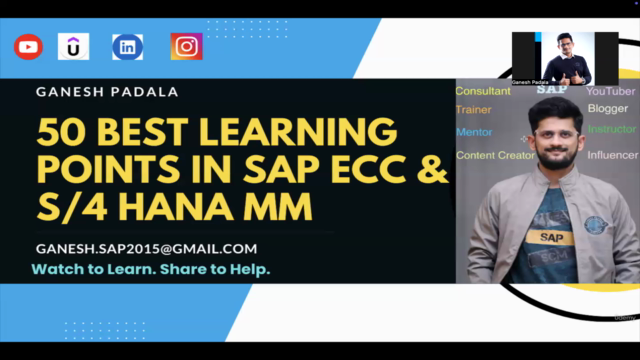 50 SAP ECC & S/4 HANA Material Management Learning Points – Screenshot 2