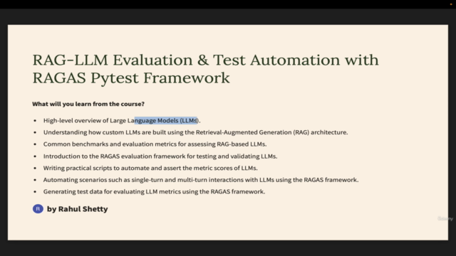 RAG-LLM Evaluation & Test Automation for Beginners – Screenshot 2