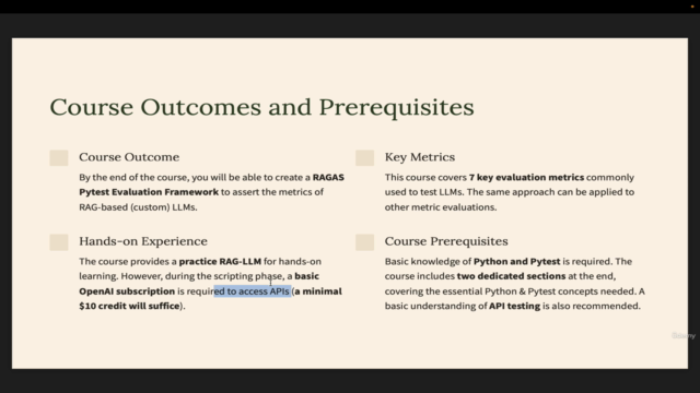 RAG-LLM Evaluation & Test Automation for Beginners – Screenshot 4