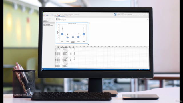 Box Plot Analysis in Minitab – Tabtrainer® for Quality Teams – Screenshot 3