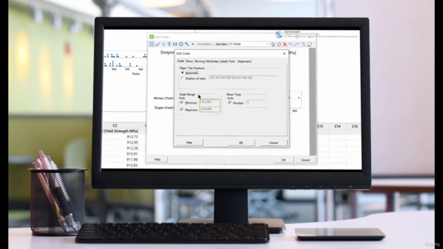 2-Sample T-Test in Minitab – Tabtrainer® Quality Benchmark – Screenshot 2