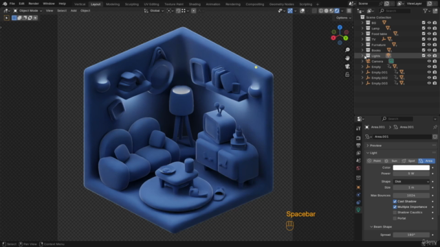 Blender 4.3 Essentials: Free 3D to Animation Crash Course – Screenshot 3