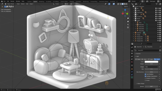 Blender 4.3 Essentials: Free 3D to Animation Crash Course – Screenshot 4