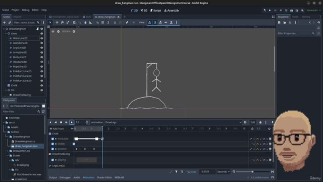 Godot 4.3 .NET C# - Offline Speech Recognition – Screenshot 4