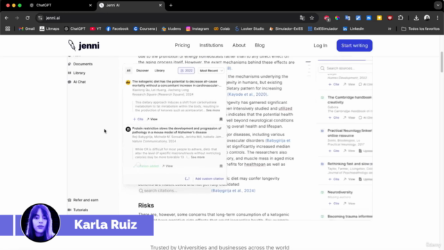 Inteligencia Artificial Generativa para la Investigación – Screenshot 2