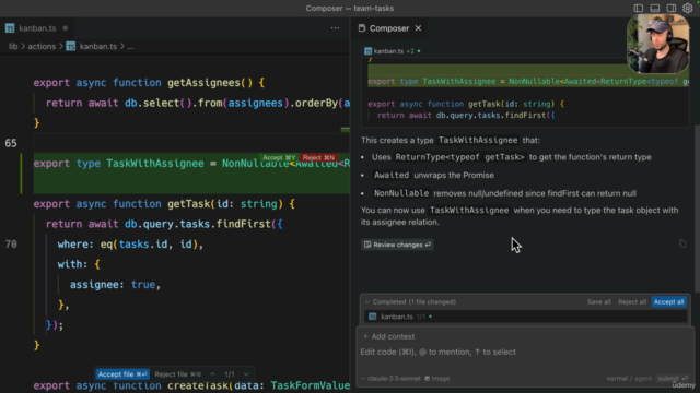 Cursor AI: Learn by Building Full-Stack Next.js 15 App – Screenshot 3