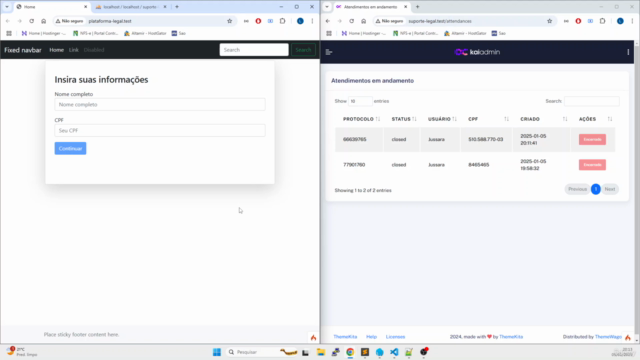 Crie Sistema de Chat Real-Time Profissional no CodeIgniter 4 – Screenshot 3
