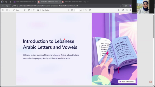 Learn Lebanese Arabic: Letters, Vowels and Script – Screenshot 1