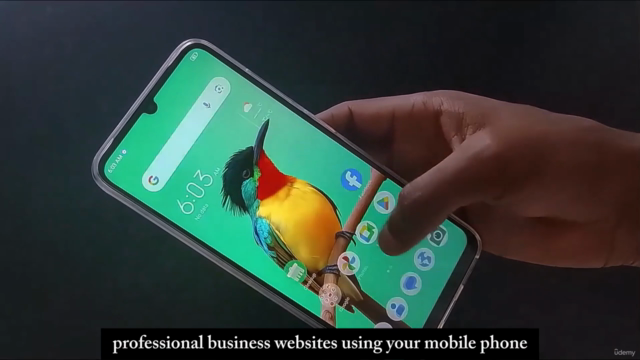 Web Design: Building Stunning Websites on Smartphones – Screenshot 1