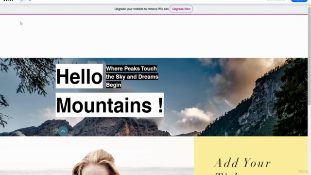 Wix Website Creation Course From Scratch – Screenshot 1