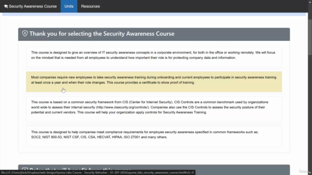 IT Security Awareness for Professionals and Teams – Screenshot 1