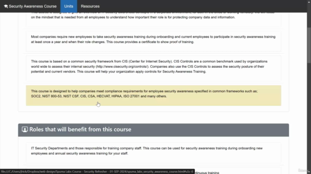IT Security Awareness for Professionals and Teams – Screenshot 2