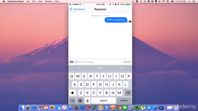 SwiftでiMessage Cloneを作りながらメッセージに必要な技術を習得しよう – Screenshot 3