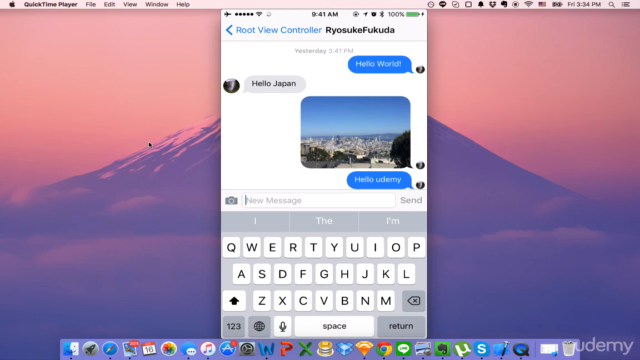 SwiftでiMessage Cloneを作りながらメッセージに必要な技術を習得しよう – Screenshot 4