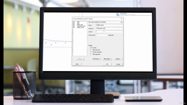 Defect Analysis with Chi-Square in Minitab – Tabtrainer® – Screenshot 3