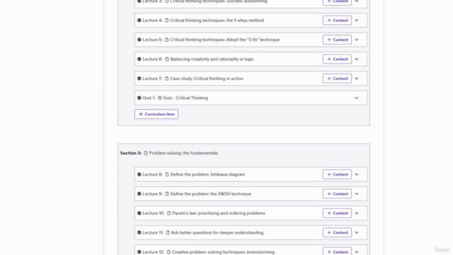 Critical Thinking and Decision Making : The Complete Guide – Screenshot 4