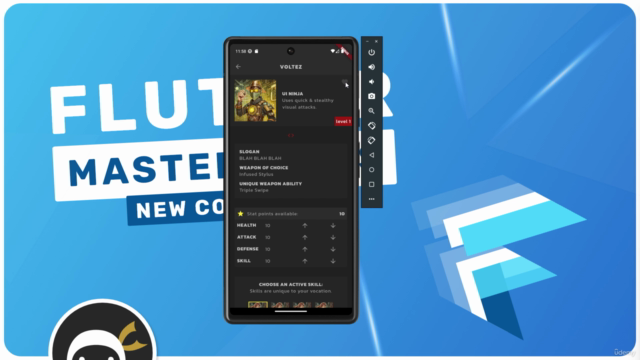 Flutter Masterclass (from Novice to Ninja) – Screenshot 4