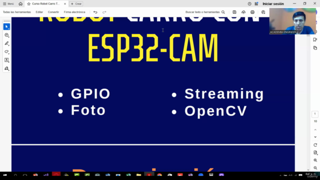 Crea tu Robot Carro Inteligente con ESP32-CAM – Screenshot 1
