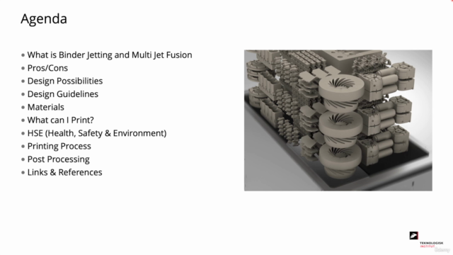 Learn 3D printing - Binder Jetting and Multi Jet Fusion – Screenshot 1