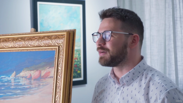 Fun Beginner Seascape Acrylic Painting Super easy – Screenshot 3