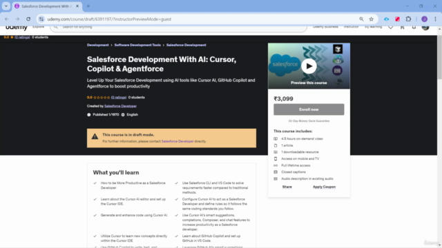 Salesforce Development With AI: Cursor, Copilot & Agentforce – Screenshot 1