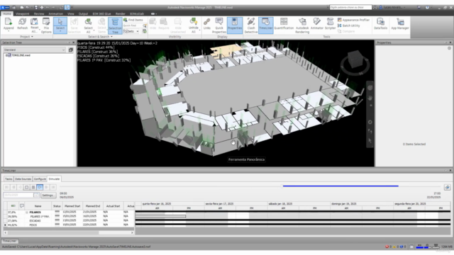 Navisworks 2025: Compatibilização, Cronograma e Controle BIM – Screenshot 4
