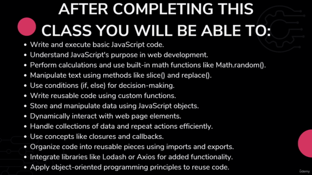 JavaScript Master Course From Beginner to Expert Developer – Screenshot 2