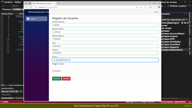 Net 9 Arquitectura en Capas Web API con JWT – Screenshot 1