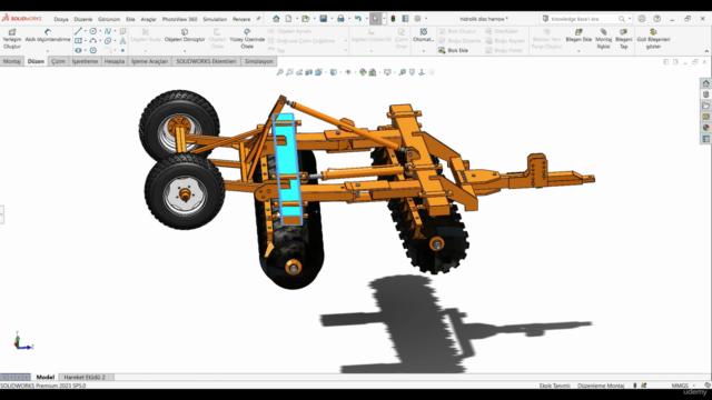 Diskaro Makine Tasarımı - Disc Harrow Machine Design – Screenshot 3