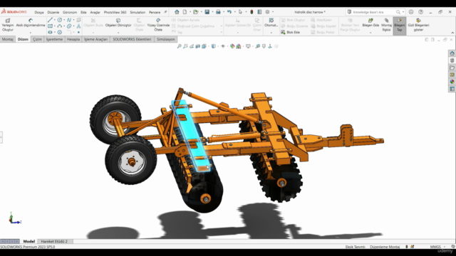 Diskaro Makine Tasarımı - Disc Harrow Machine Design – Screenshot 4