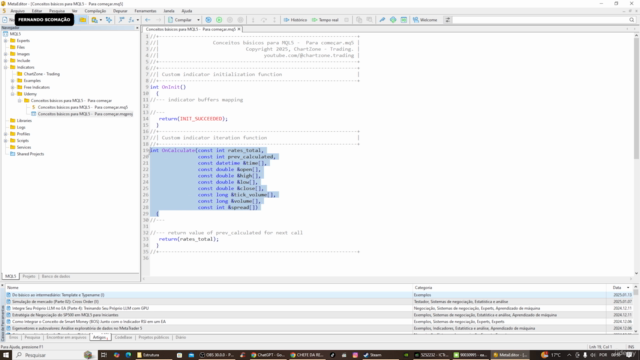 Conceitos básicos para MQL5 : Para começar – Screenshot 4