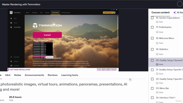 Master Rendering with Twinmotion – Screenshot 2