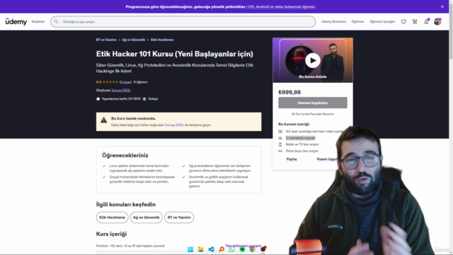 Etik Hacker 101 Kursu (Yeni Başlayanlar için) – Screenshot 3